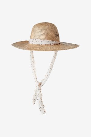 Affari of Sweden - Stråhatt San Remo H 13 cm - Beige - Utedekor - Fra Homeroom