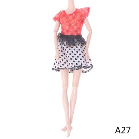 30 Cm Dockkläder Handgjorda Modedräkter Outfit Daily Casual Wea