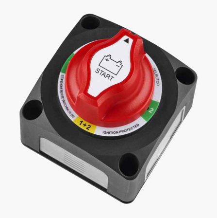 Batteriväljare 1-2-1+2-OFF med ADF - Biltema