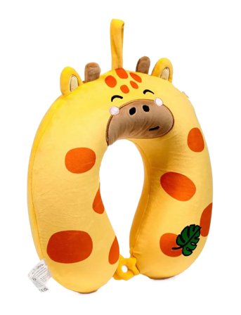 Puckator Relaxeazzz Nico The Penguin Adoramals Plush Memory Foam Travel Pillow - Yellow - ONE SIZE