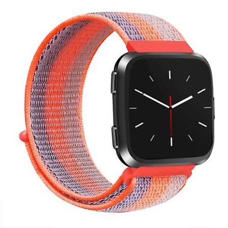 För Fitbit Versa 1 / 2 Universal Nylon Armband Watch Band