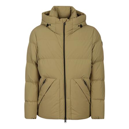 Woolrich, Down Jackets Beige, Heren, Maat:M,nylon
