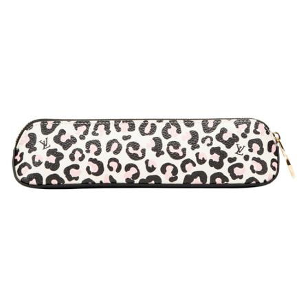 Louis Vuitton Vintage, Pre-owned Pencil case Elizabeth wild at heart Bruin, Dames, Maat:ONE Size