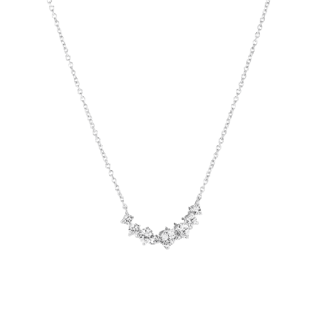 Sif Jakobs Jewellery Halsband Belluno Piccolo Dam Silver ONESIZE