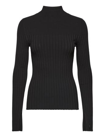 Iconic Rib Longsleeve Sweater Black Calvin Klein