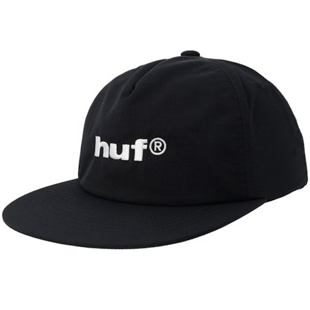 HUF - Noir snapback Casquette - Nylon Black Snapback @ Hatstore