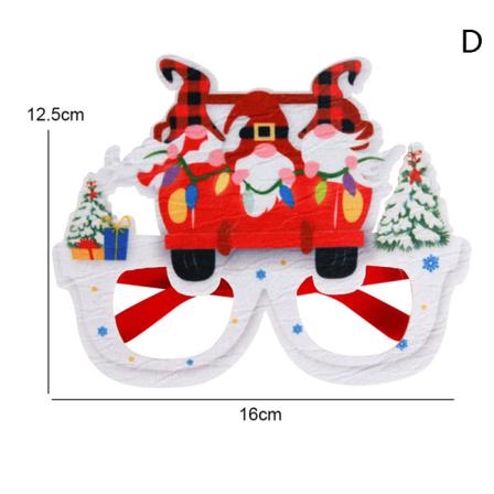 Jul Filt Glasögon Fotorekvisita God Jul Dekor För Ho