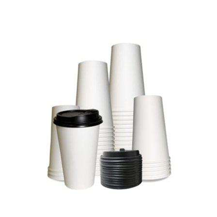 Engångsmuggar för kaffe med lock, läckagesäkra lock, 590 ml isolerade pappersmuggar för varma och kalla drycker, pappersmuggar