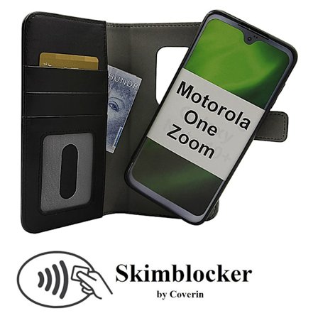 Skimblocker Magnet Wallet Motorola One Zoom
