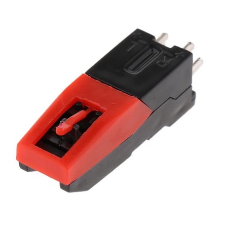 Levysoittimen keraaminen äänirasia neulalla vinyylilevyille