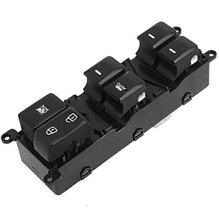 Bil Front Venstre Side Strøm Vinduskontroll Bryter Knapp For KIA RIO 4-dørs 2012-2015 93570-1W155