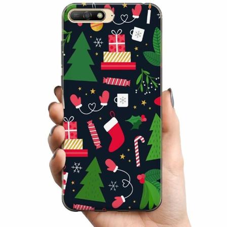 Huawei Y6 (2018) Tpu Mobilskal Christmas