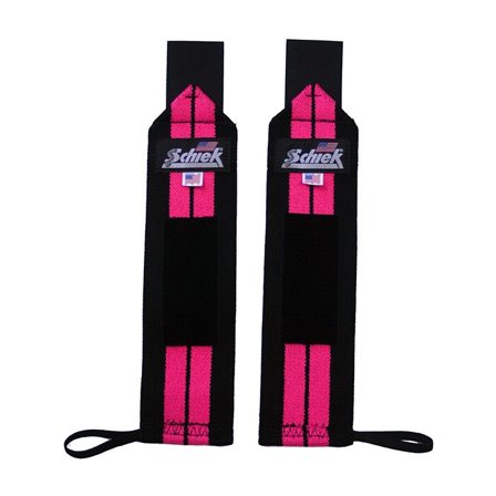 Schiek Heavy Duty Wrist Wraps 30 cm Pink