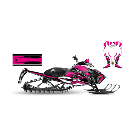 Dekalkit SweTown Arctic Mudina Rosa - Arctic Cat ZR 7000 SP 2014-2014