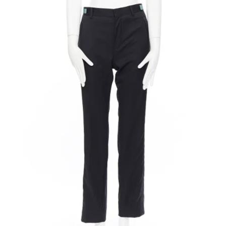 Givenchy Pre-owned, Pre-owned Trousers Zwart, Dames, Maat:S