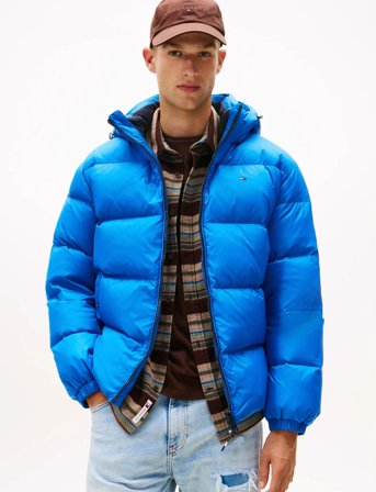 Tommy Jeans Tjm Essential Down Jacket Ext - Blue - XXXL