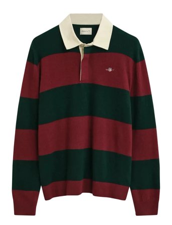 GANT | Extrafine Lambswool Striped Polo | XXL