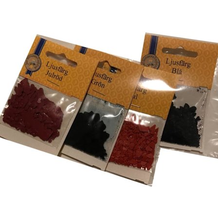 REMAKE ljusa färgflingor 4 färger för 4 kilo ljusmassa