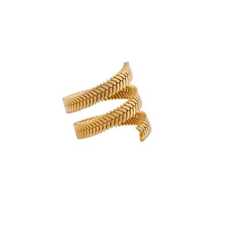 Federica Tosi Accessories gul, Dam Ringar, Dam, Storlek: ONE SIZE