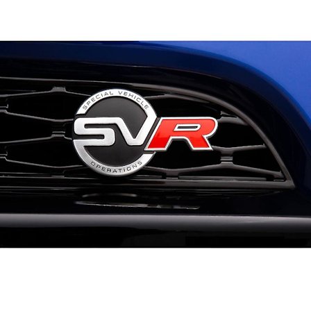 Metall Range Rover SVR Frontgrill Huv Emblem Grill Emblem - Fäste Ingår