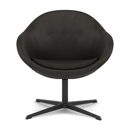 Varier Furniture Kokon Club - Grey Leather - Black base