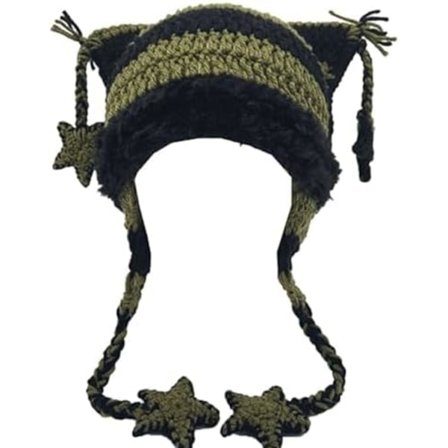 Cat Beanie Beanies Beanie Strikket Lue Tilbehør Heklet Huer For Kvinner