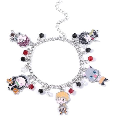 Anime-hahmo Tanjiro -ranneke - Tanjiro Nezuko Zenitsu Inosuke -hahmo ranneke - Lahjat tytöille ja pojille