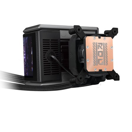 ASUS ROG RYUO IV 360 ARGB AIO COOLER with Curved 6.67"" AMOLED Display