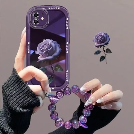 Mobiltelefon 13/14 professionellt mobiltelefonfodral kompatibelt med iPhone 16 professionell kristallrosa kompatibelt med 13 professionell droppskydd 