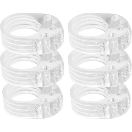 Dørgreb Beskyttelse - Sæt af 6 Transparente Dørgreb Beskyttere og Vinduegreb