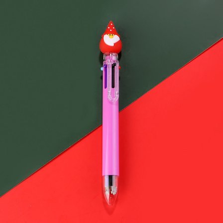 2 STK julekuglepenne 6-farvet pen 2 2