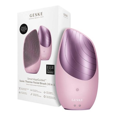 Sonic Thermo Facial Brush 6 i 1 Geske med APP (rosa)