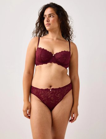 Lindex Bra Senna Lydia - Burgundy - B x 85