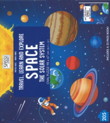 Space. The solar system. Travel, learn and explore. Ediz. a colori. Con puzzle Matteo Gaule