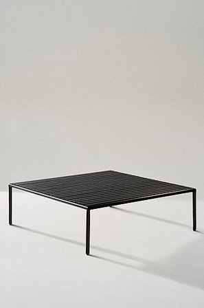 Jotex - Soffbord 110x110 Cm Aluminium Svart MENTON - Köp Utesoffbord hos Jotex