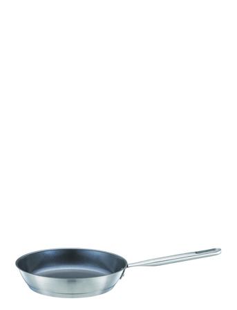 All Steel Frying Pan 24 Cm Home Kitchen Pots & Pans Frying Pans Silver Fiskars