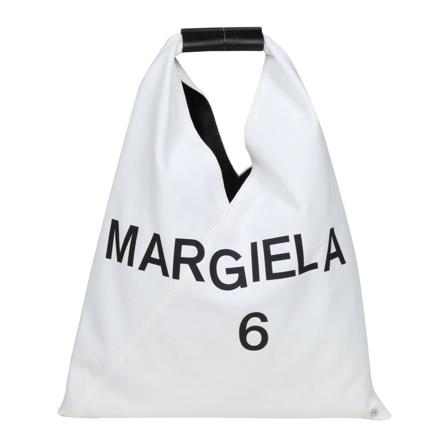 MM6 Maison Margiela, Shopper S54Wd 0043P4537H9097 Wit, Dames, Maat:ONE Size,Katoen