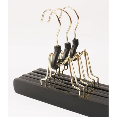 Trebuksehengere 10-pakning, Sklisikre hengere for bukser 360 graders svingkrok Buksehenger for skjørt, jeans, shorts