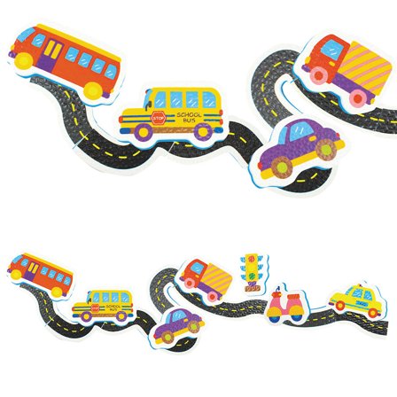 Kjøretøy Badesett & Oppbevaringspose 16-pakning