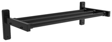 Enwex EX366*06SS Skohylla vägghängd, svart, Garderobsinredning