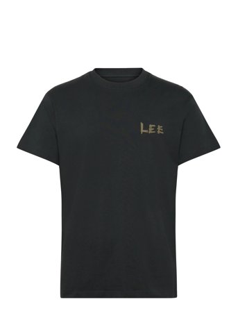 Relaxed Graphic Tee Black Lee Jeans