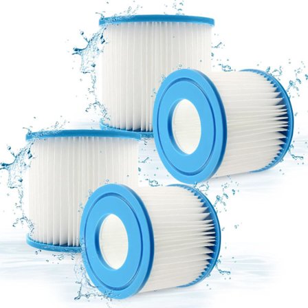 Kesäuima-altaan suodatinpatruunat, patruunasuodattimen vaihto Bestway Type VII:lle, SPA- ja porealtaan suodattimen vaihto (4 kpl)