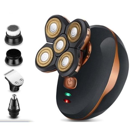 Elektrisk barbermaskin for hode og ansikt for menn - Elektrisk barbermaskin kompatibel med hode og ansikt