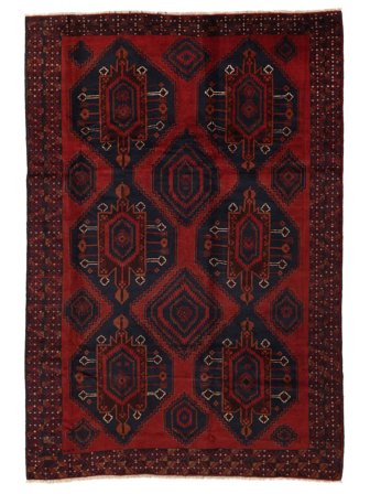 Medallion Baluch Rug 193X280 Wool