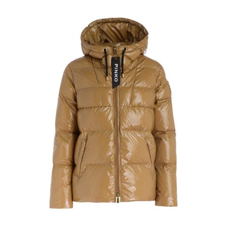 Pinko - Dunjackor - Beige - Dam - Storlek: S, Dam, Storlek: S