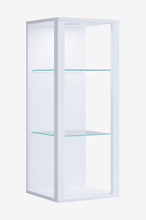 VCM - Vcm Vægskab Glasol Mw - Hvid - Hylder - Fra Homeroom