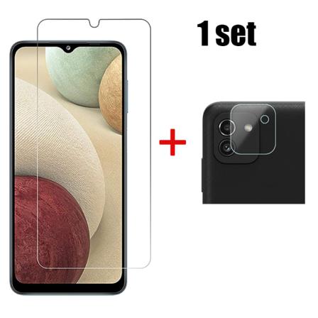 Samsung Galaxy A03 Skärmskydd + Kameralinsskydd Hd 0,3mm Transparent