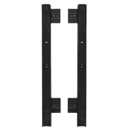 1 par store tastaturbakke-udtræk tastaturstativ kontortastatur dias (58X5.3X1.2CM, sort)