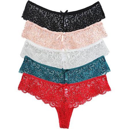 Kvinder Sexede Blonde Trusser G-streng og Tanga 5 Pakke