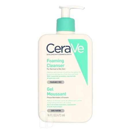 CeraVe Foaming Cleanser w/Pump 473 ml Unisex